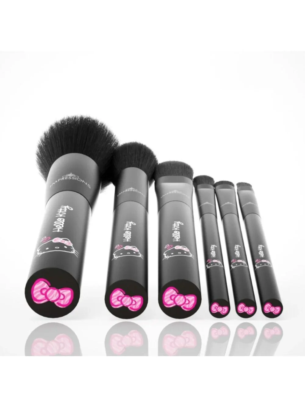Hello Kitty 6-Pc Vegan Cruelty-Free Makeup Brush Set 